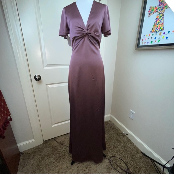 Show Me Your MuMu Rome Twist Gown Dusty Rose XS - Picture 5 of 17